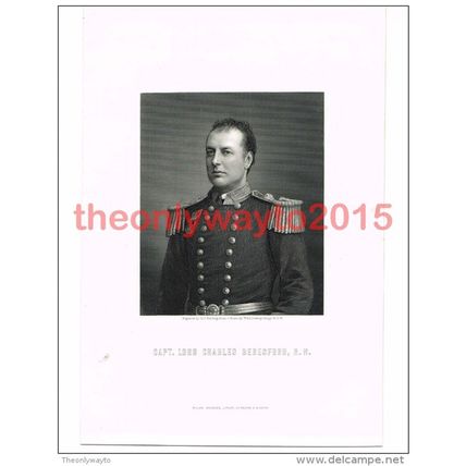 Capt Lord Charles Beresford RN, Book Illustration (Print), c1890
