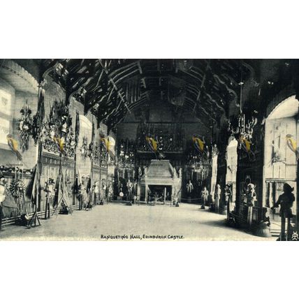 Banqueting Hall, Edinburgh Castle, Scotland, Postcard
