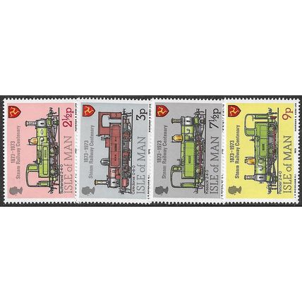 1973 SG 35/38 - MNH (**) - TRAIN
