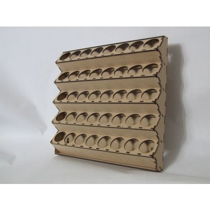 Wall Mounted Space Saving Paint Rack Cabinet 36mm Holes