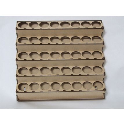 Wall Mounted Space Saving Paint Rack Cabinet 36mm Holes