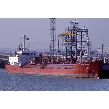SQ2187 - Dutch Coastal Tanker - Coral Actinia - photograph 6x4