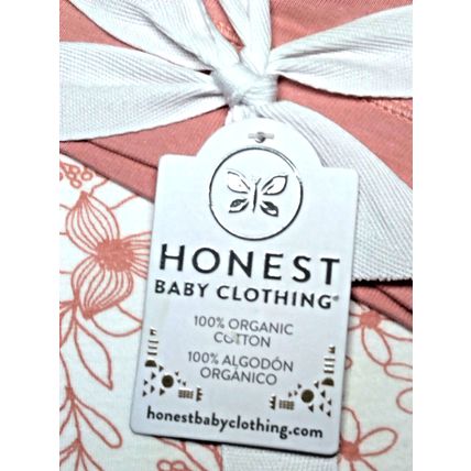 Honest Baby Clothing Organic Stroller Pink Blanket & Cap Set Baby Shower NEW