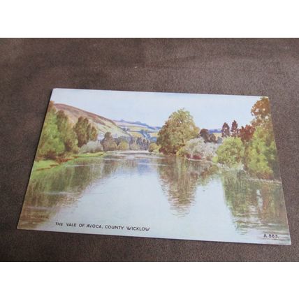 Valentines Postcard - Vale of Avoca, County Wicklow, Ireland - Artist A883