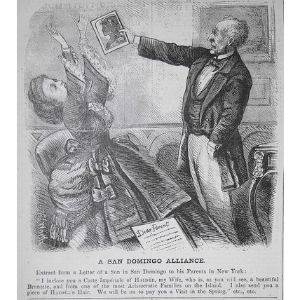 Race] A San Domingo Alliance, by Th. Worth - Harper's Weekly, February 11, 1871