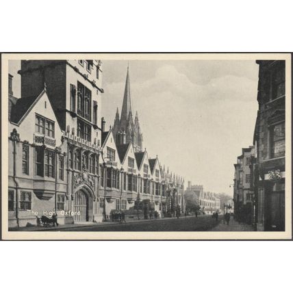 The High, Oxford, Oxfordshire, c.1950 - TVAP Postcard