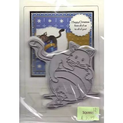 Creative Expressions. Bauble Kat Stamp. Stamping Cardmaking Scrapbooking Crafts