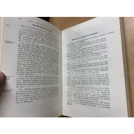 1934 GOVERNMENT OF BENGAL "REPORT ON ADMINISTRATION OF BENGAL 1932-33" BOOK (P4)