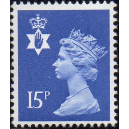 Great Britain 1980 Northern Ireland 15p Ultramarine Mint MM SG NI33 Sc NIMH25