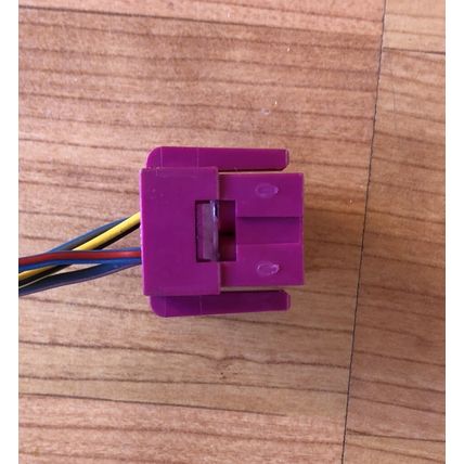 Purple VW Jetta Golf GTI Audi A6 Pigtail Wiring Connector Plug Audi S8 4A0972988