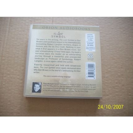 Dan Brown-The Lost Symbol CD Audio book 5 CDs
