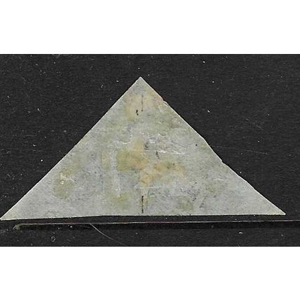 CAPE OF GOOD HOPE QV 1853 4d TRIANGLE USED 1 FULL SIDE 2 PART MARGINS SG2