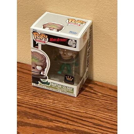 Funko Pop! Mars Attacks! Martian Soldier #1877 Funko Exclusive (Box & Protector)