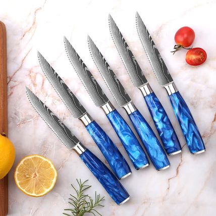 SENKEN 16-Piece Kitchen Knife Block Set - Japanese Chef'S Knife Set with Laser D