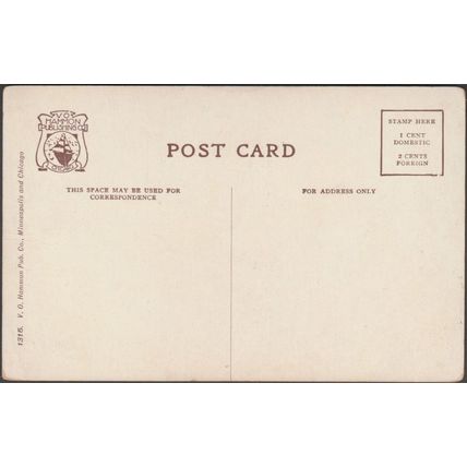 State Capitol Building, St Paul, Minnesota, c.1910 - VO Hammon Postcard
