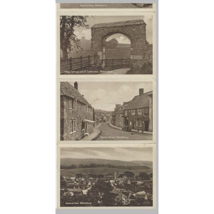 ABBOTSBURY Dorset 5 views early 20th C. Photo Letter Card