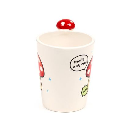 Mushroom Mug with Mushroom Shaped Handle 12.5 CM Ceramic Gift Tableware Boxed