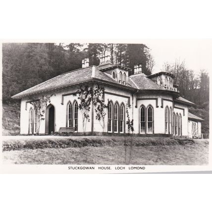 ED 156 LOCH LOMOND - STUCKGOWAN HOUSE. RP POSTCARD