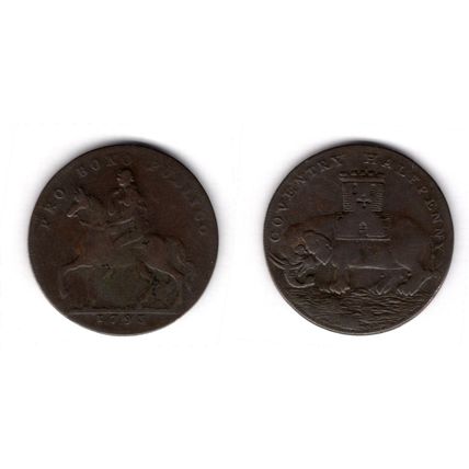 Great Britain. Coventry Halfpenny 1793. dy17359