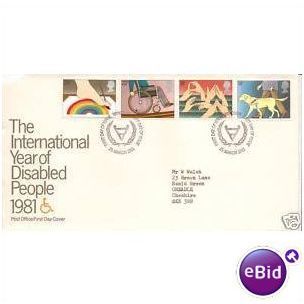 GB 1981 Disabled First Day Cover FDC Windsor SG 1147-1150 Sc 937-940