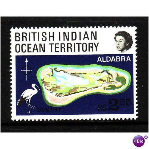 BRIT INDIAN OCEAN TERR 1969 CORAL ATOLLS SG 31 MINT