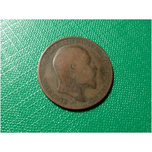 1902 Half Penny coin King Edward VII Ex Value UK