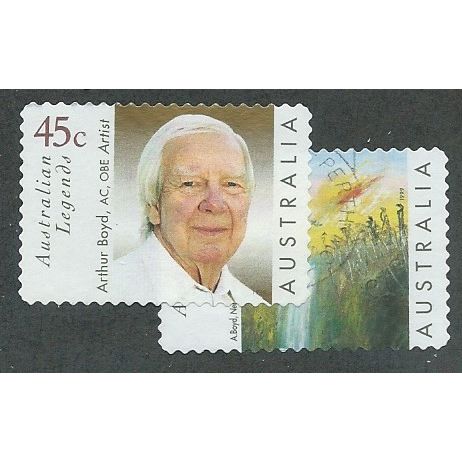 AUS 1999 (SET) (S/A) 'AUSTRALIAN LEGENDS' (2v) FINE USED (EBID47-980)