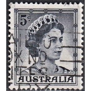 AUSTRALIA, 1959-64 5d QEII die B, SG 314 (Scott #319a), used