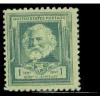 864 1c Henry Longfellow Fine MNH M08306