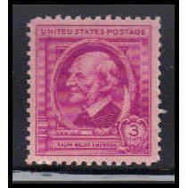 861 3c Ralph Emerson Fine Plus MNH KA2327