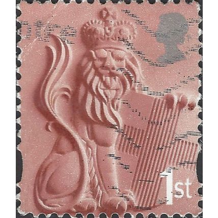 ENGLAND, Crowned Lion, pink-brown 2001, 1st, #3