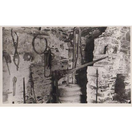 Smithy Cregneash Village Folk Museum Real Photo Isle Of Man Postcard