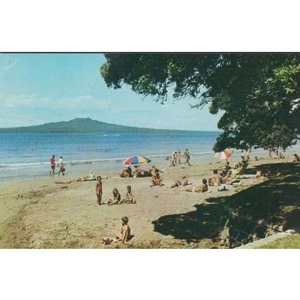 Takapuna Beach Northland New Zealand Postcard
