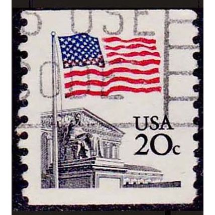 USA 1981 Flag 20c Used Stamp