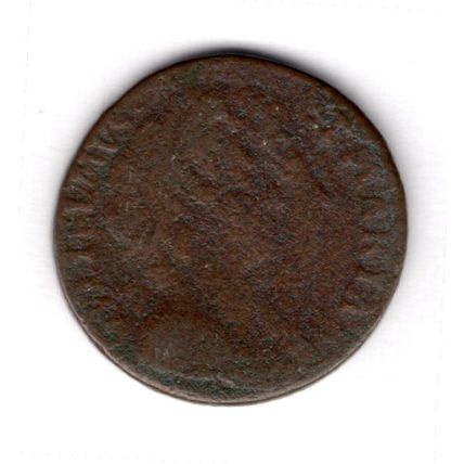 Great Britain. William & Mary. Farthing 1694. "No cross bars" dy16420
