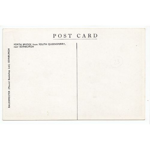 The Forth Bridge from South Queensferry Edinburgh Postcard B22