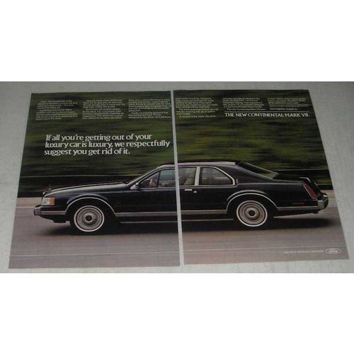 1984 Lincoln Continental Mark VII Ad - We Suggest