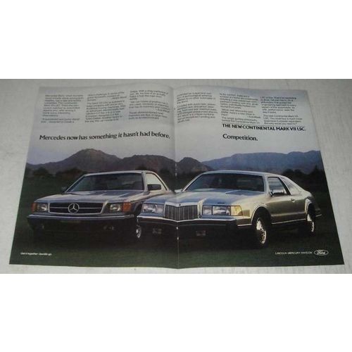 1984 Lincoln Continental Mark VII LSC Ad - Competition