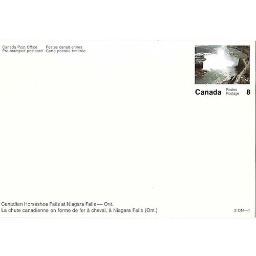 Canada #VC 71 Set 3-ON-1 Postal Card MINT Canadian Horseshoe Falls