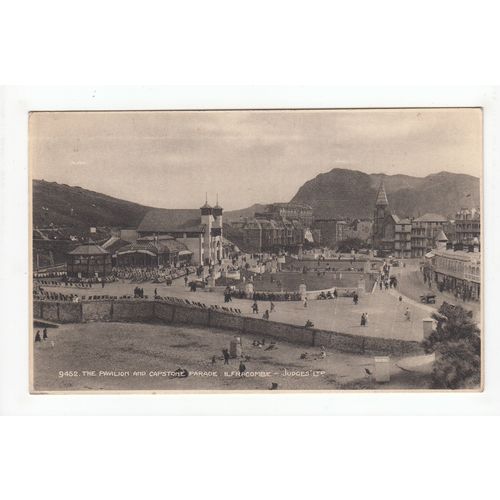 Pavilion and Capstone Parade Ilfracombe Devon 1931 Postcard Judges 9452