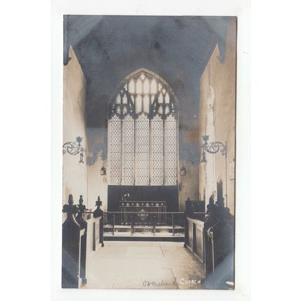 Overstrand Church Interior Norfolk Postcard