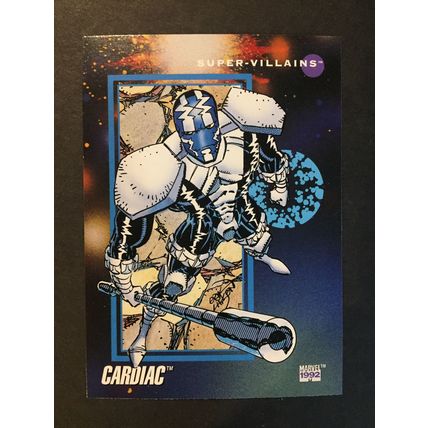 Marvel Universe Series III trading card #132 Cardiac, excellent condition!