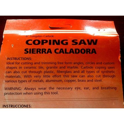 Job Lot Of 25 6" Tungsten Carbide Coping Tile Saw 4.5" Deep