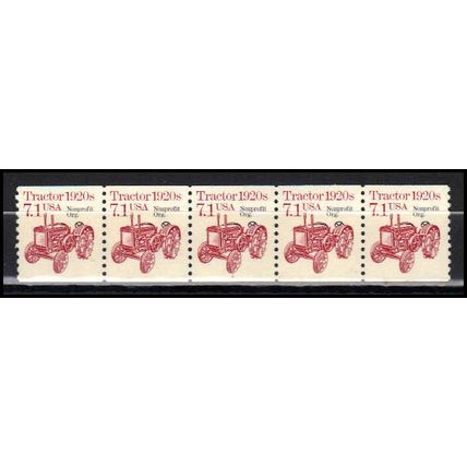 2127a 7.1c Tractor Very Fine MNH Dry Gum PNC 1/5 X0777