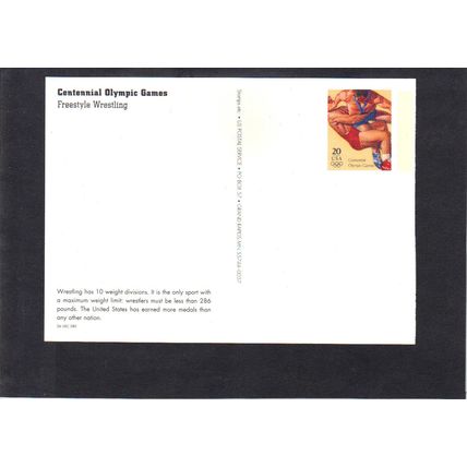 UX251 20c Wrestling CV01483