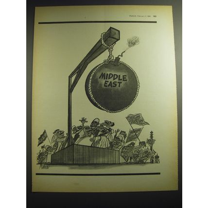 1969 Cartoon by Ken Mahood - Middle East