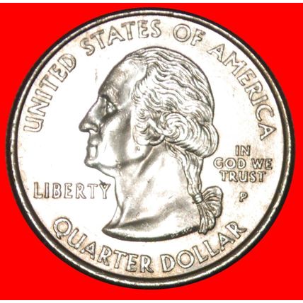 SHIP 1790: USA ★ 1/4 DOLLAR 2001P UNC★WASHINGTON 1789-1797★LOW START★NO RESERVE