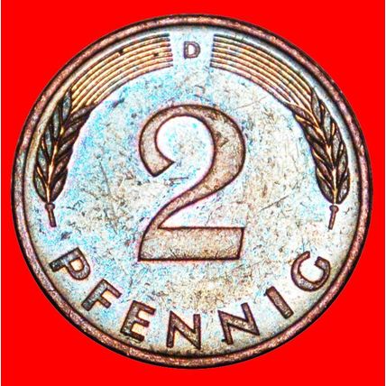 OAK (1950-2001): GERMANY ★ 2 PFENNIG 1991D! JUST PUBLISHED★LOW START★NO RESERVE!