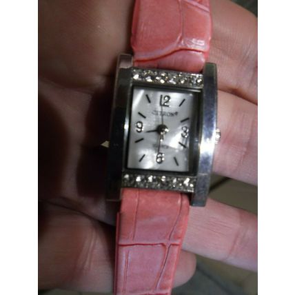 Ladies Citron Quartz Pink Strap Wristwatch Spares / Repair plse read description