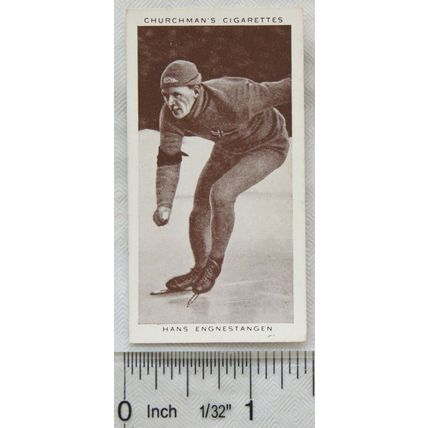 1939 Churchmans Kings of Speed No. 40 Hans Engnestangen